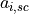 a_{i,sc}